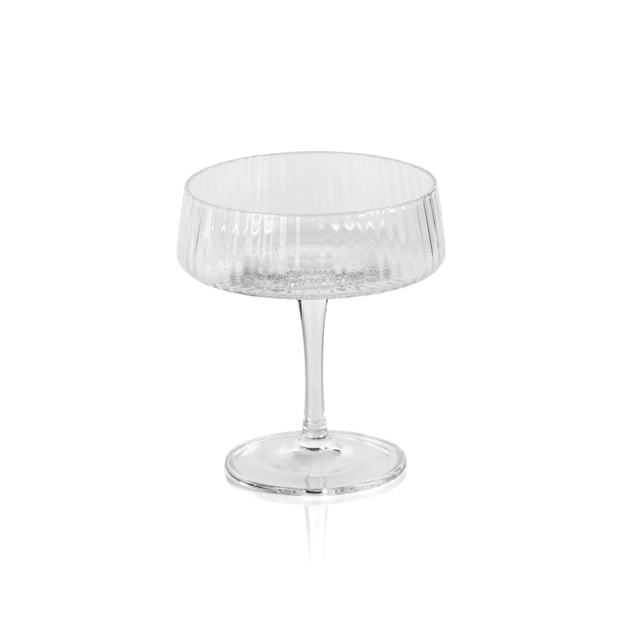 Bandol Fluted Textured Martini Glass - s/4