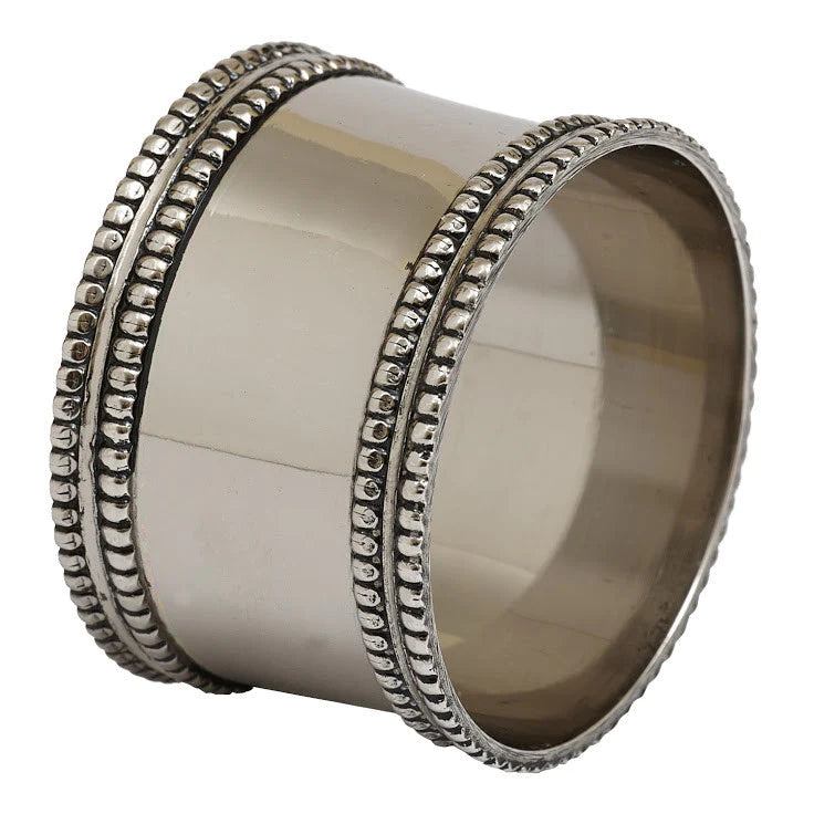 Silver Band Napkin Ring - s/4