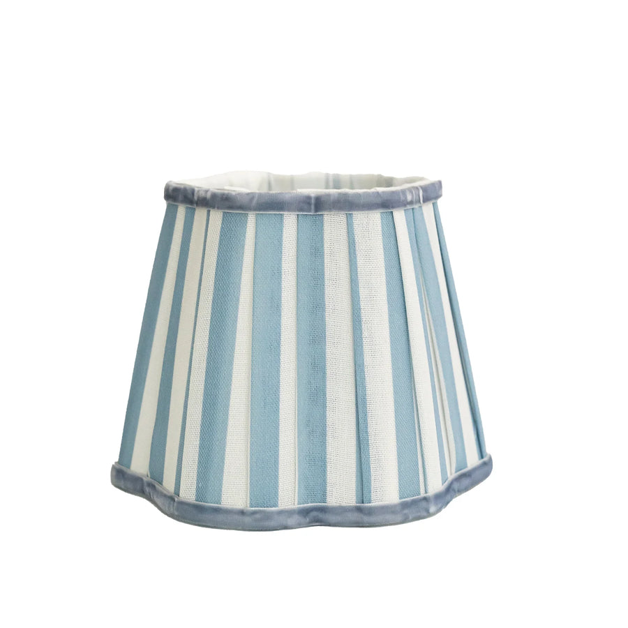 Stripe Scalloped Mini Lamp Shade