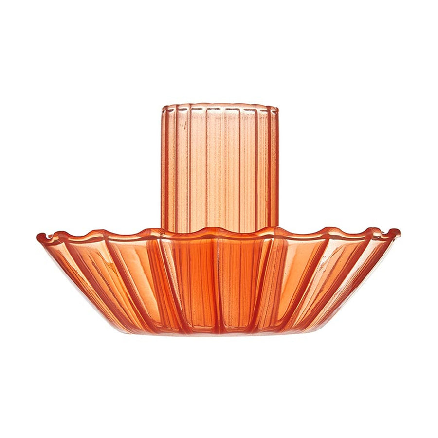 Glass Taper Candle Holder