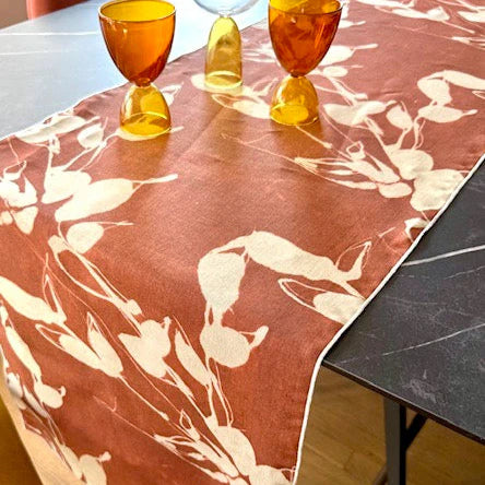 Porto Print Tablerunner, Clay