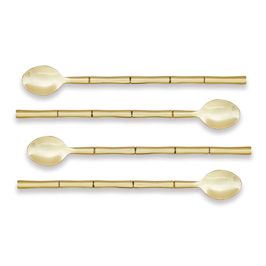 Grove Stirring Spoons, gold, s/4