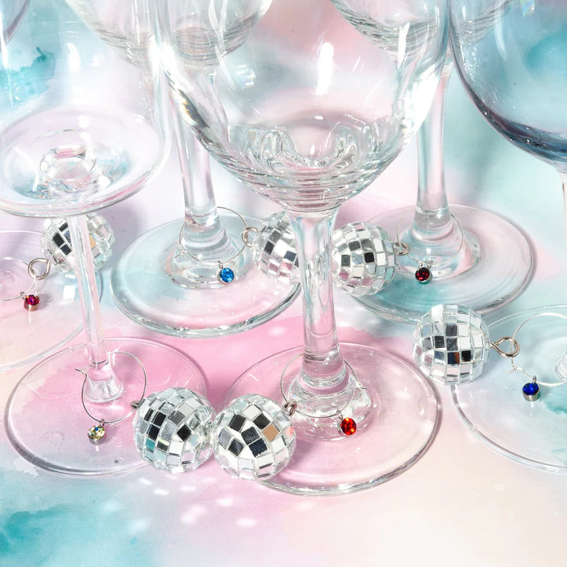 Disco Ball Drink Charms, s/6