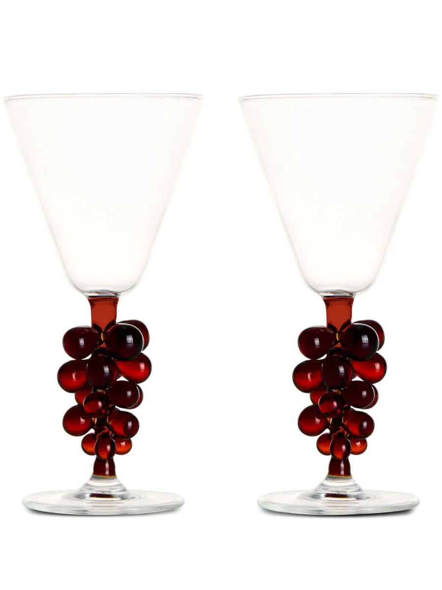 Bordeaux Wine Glasses, s/2