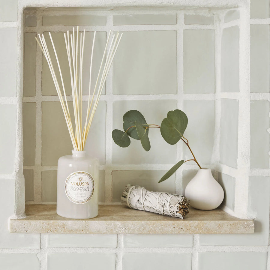 Voluspa Eucalyptus & White Sage Reed Diffuser