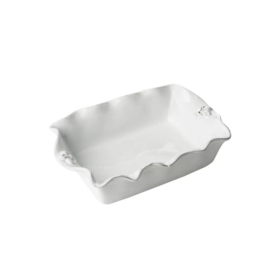 Fleur de Lis Ceramic Rectangle Casserole Dish
