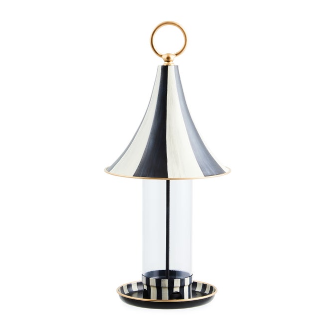 Mackenzie Childs Courtly Check Bird Feeder