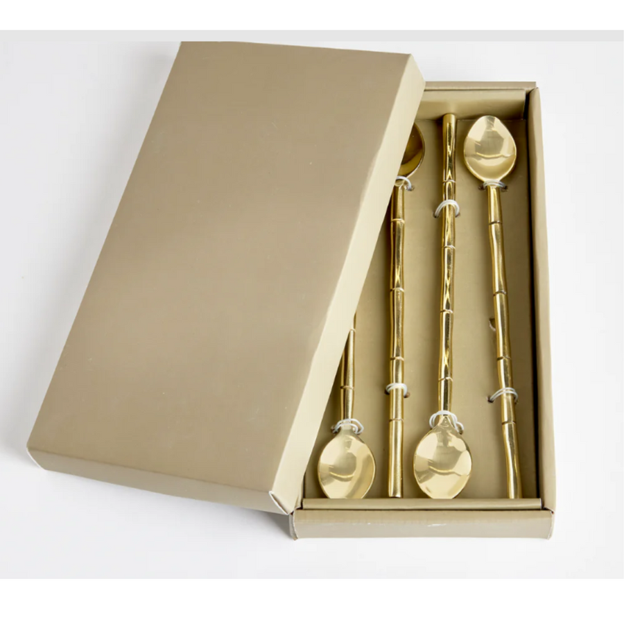 Grove Stirring Spoons, gold, s/4