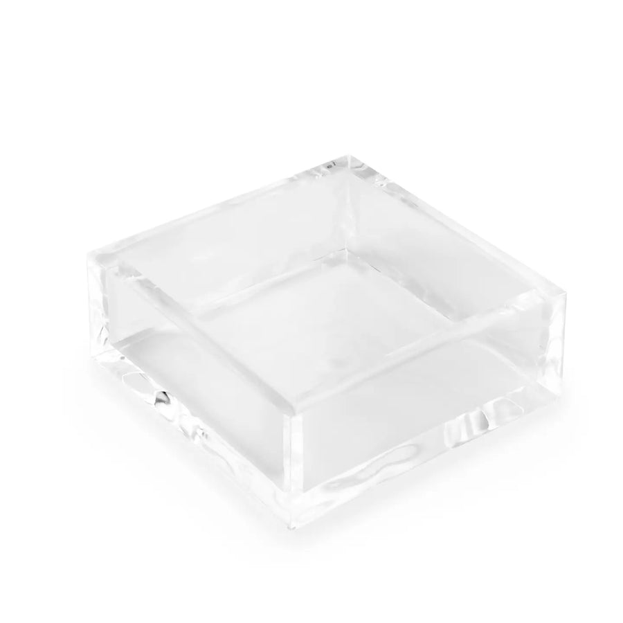 Lucite Napkin Holder, 6"x6"