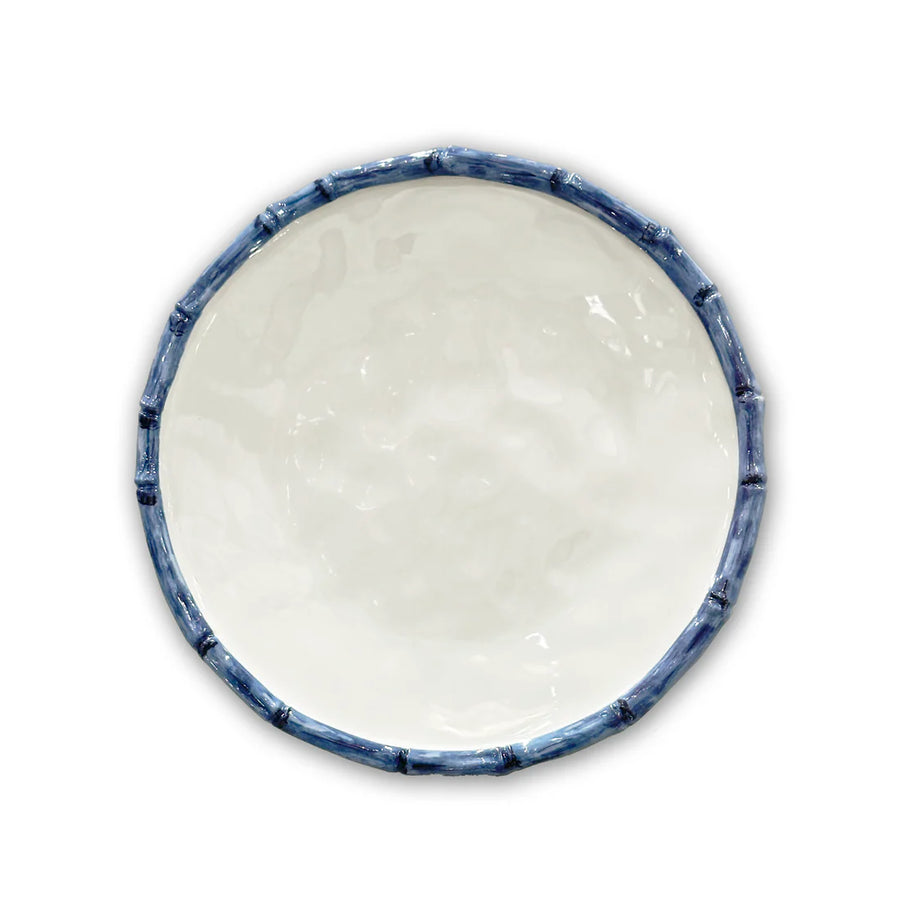 VIDA Blue Bamboo 9" Salad Plate, s/4