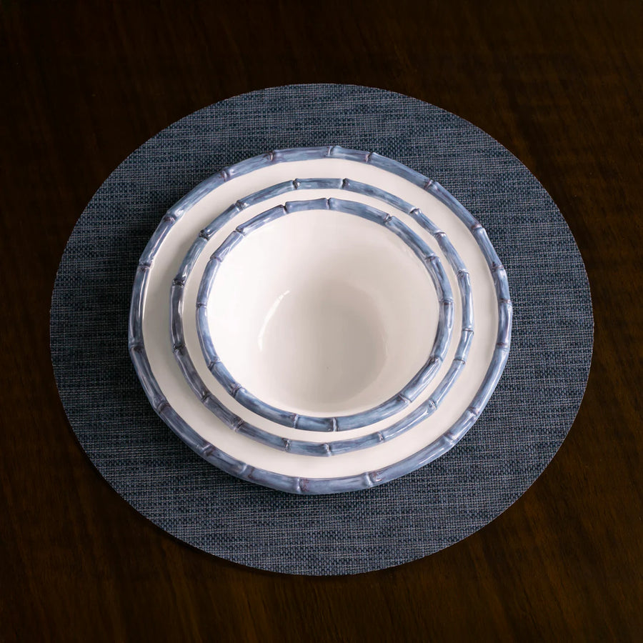 VIDA Blue Bamboo Cereal Bowl, s/4