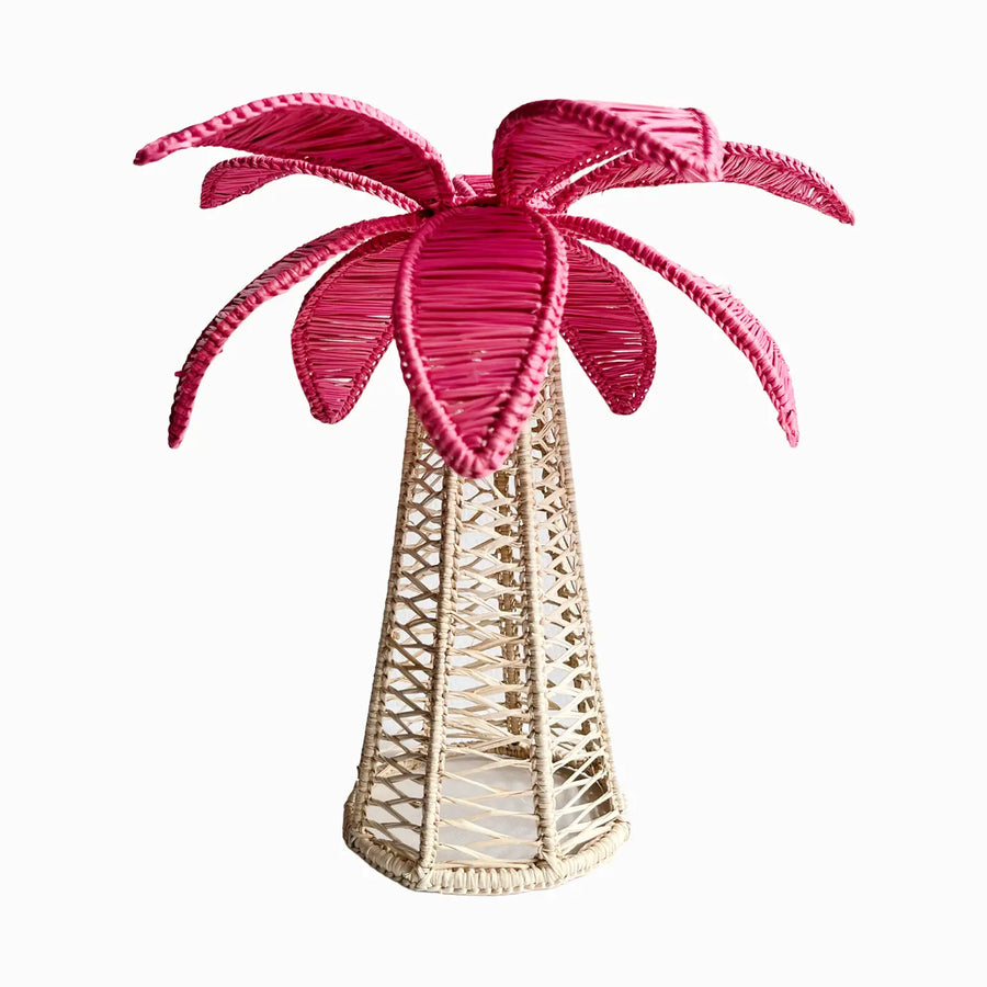 Palm Tree Candle Holder, Pink