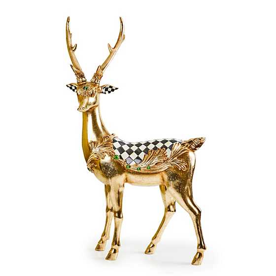 Emerald Luxe Standing Gold Deer