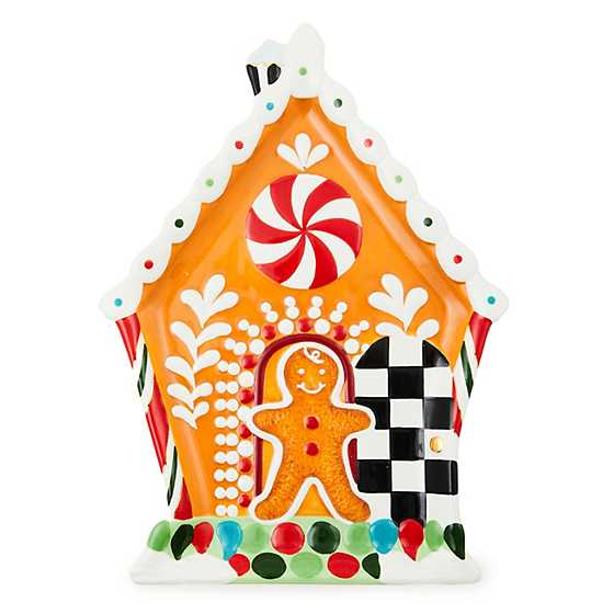 Bake Shop Gingerbread House Cookie Plate