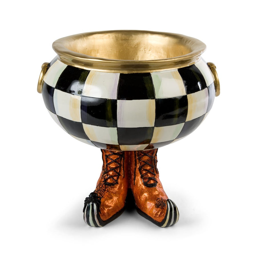 Mackenzie Childs Courtly Check Cauldron