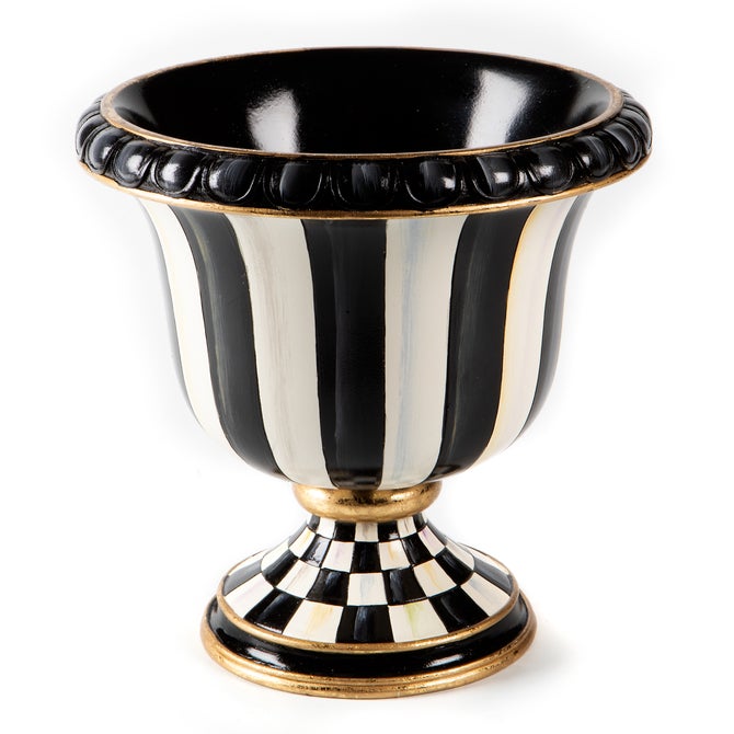 Mackenzie Childs Courtly Stripe Tabletop Urn