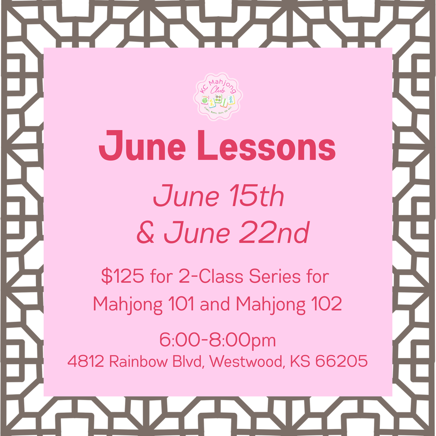 June Mah June Mahjong Lesson Bundle – Blair and Blythe