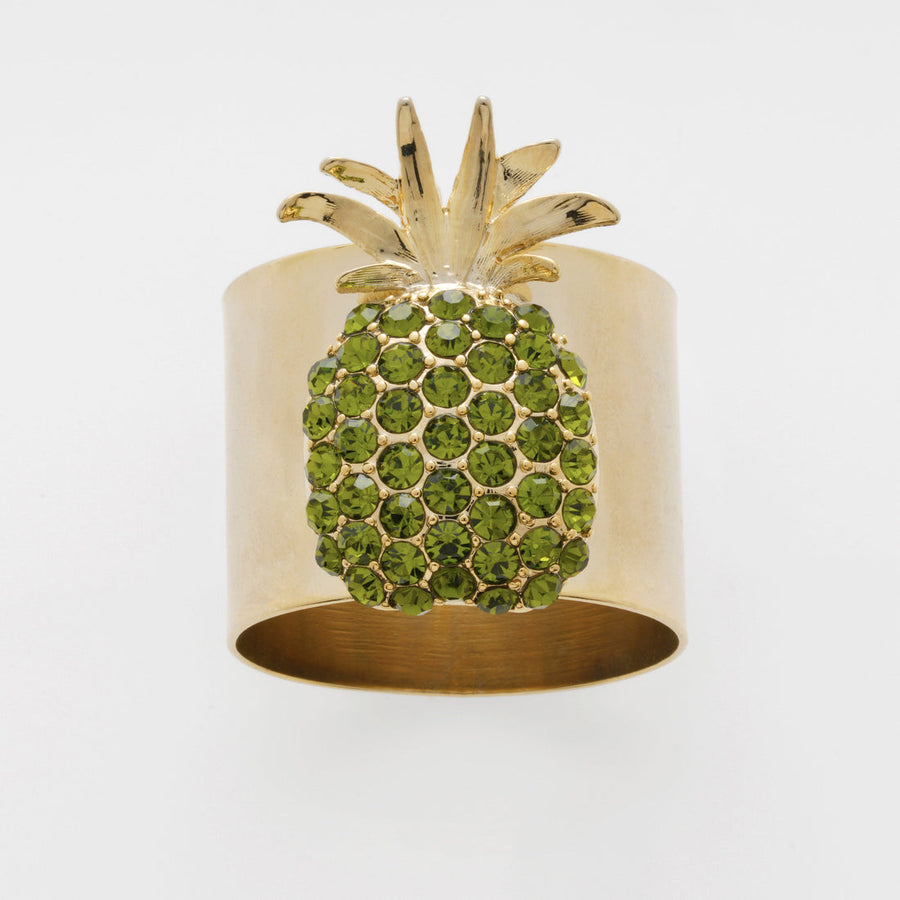 Pineapple Napkin Rings, s/2