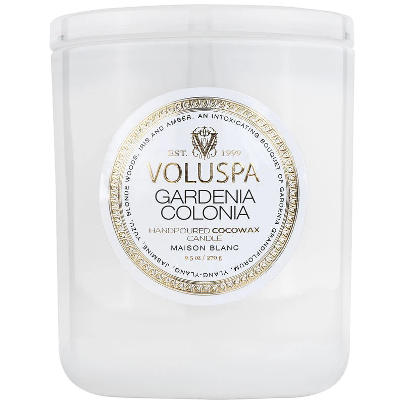 Voluspa Gardenia Colonia Candle, 9.5 oz