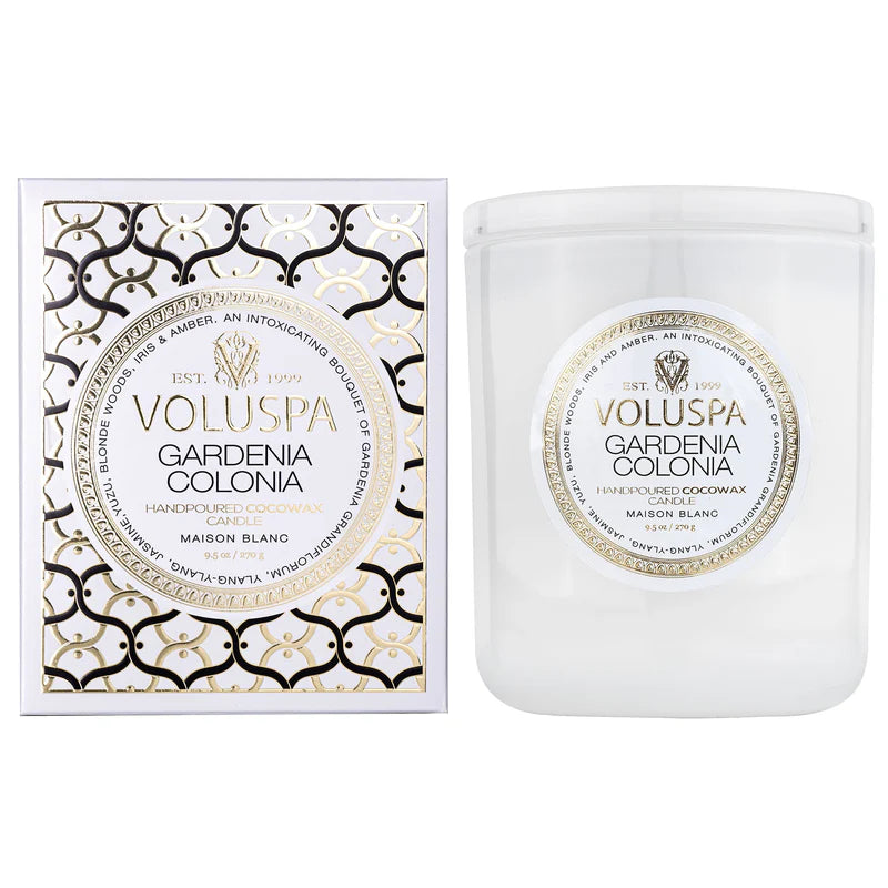 Voluspa Gardenia Colonia Candle, 9.5 oz