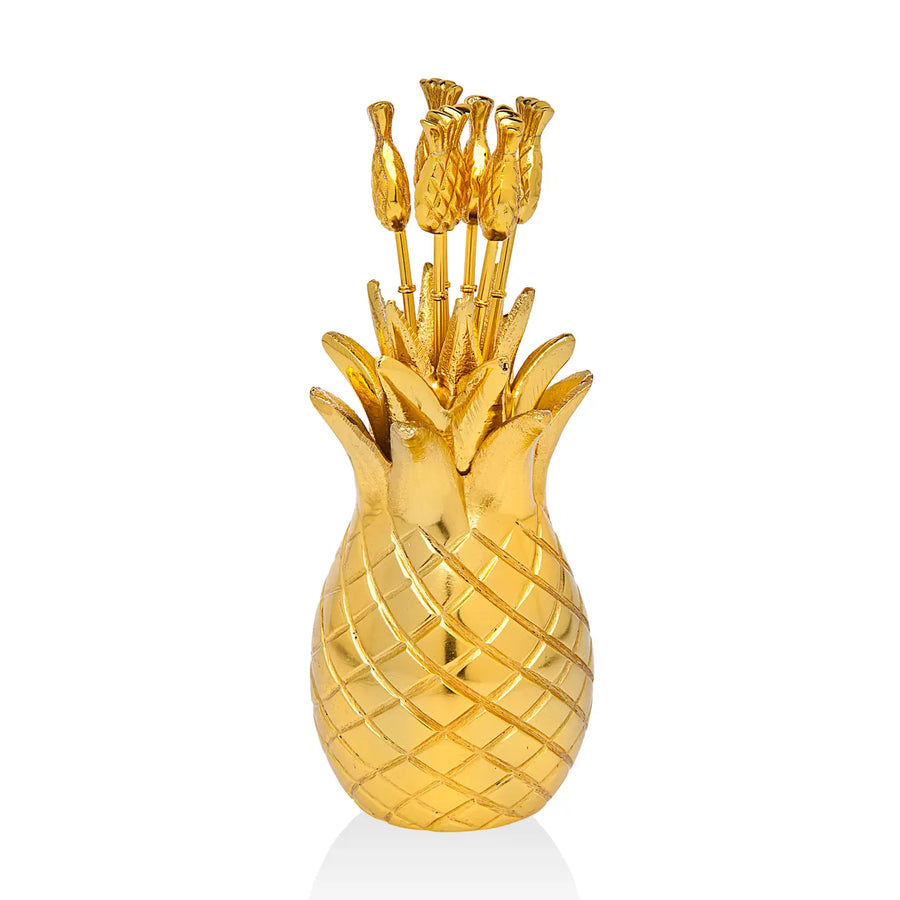 Pineapple Picks and Holder, s/6