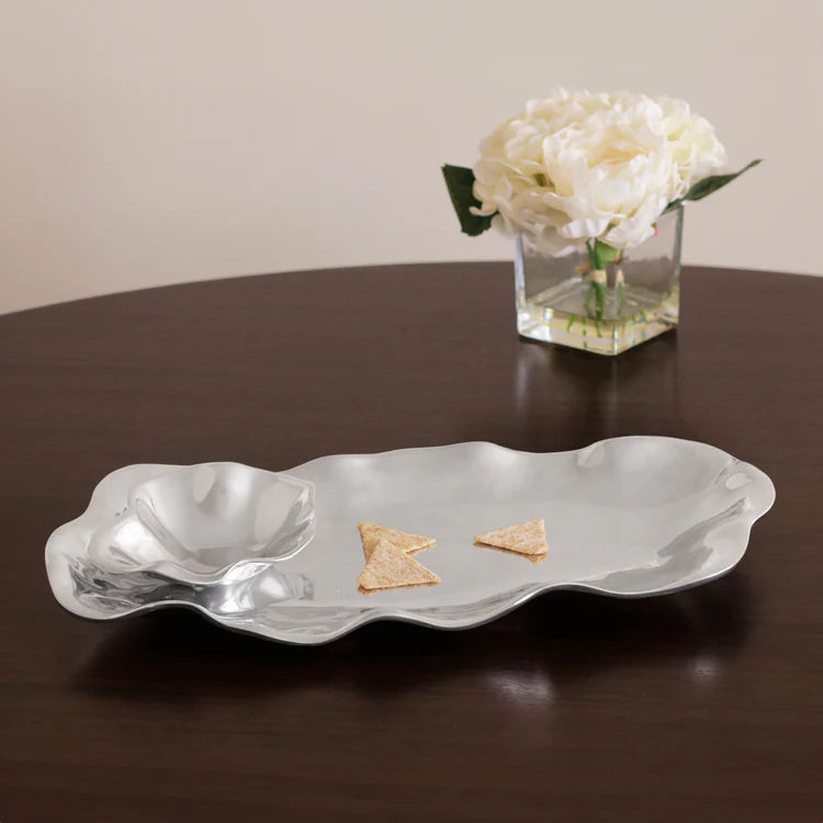 Vento Bergamo Oval Chip & Dip Tray