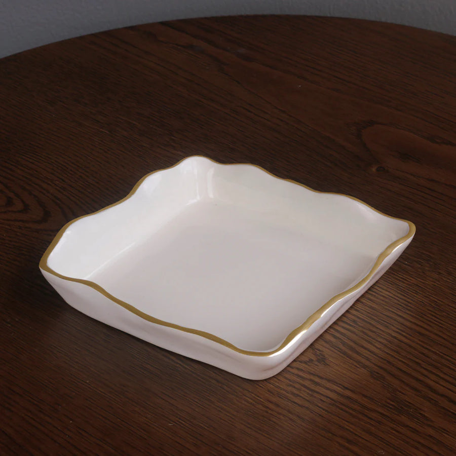 Encanto Soho Beverage Napkin Holder, Cream