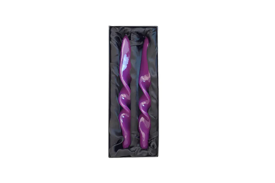 Meloria Twisted Taper Candles - s/2