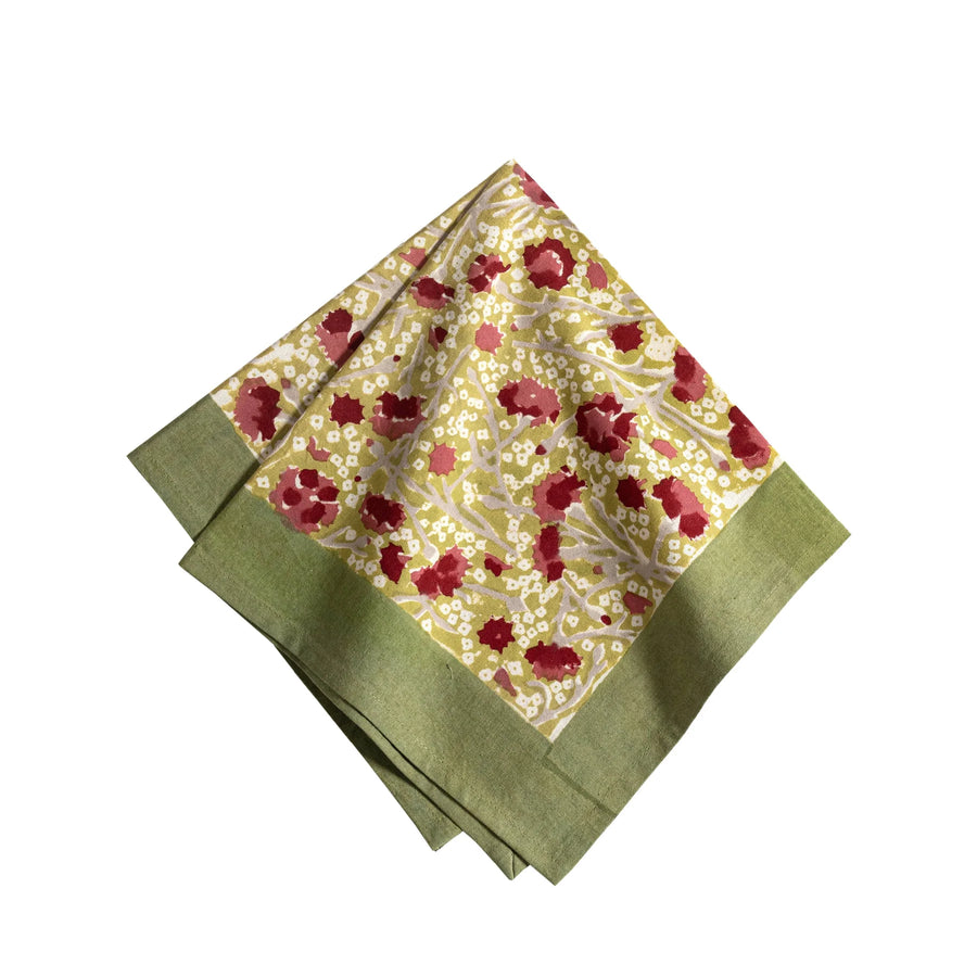 Meadows Napkins Red & Green, s/4