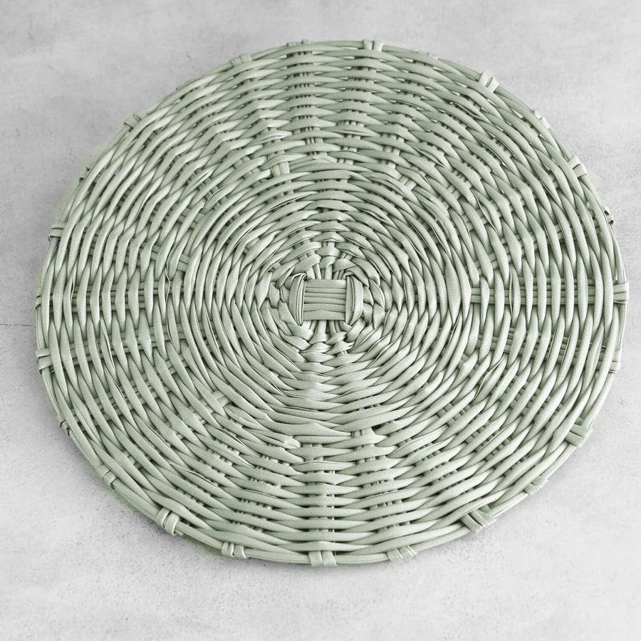 Vida Faux Wicker Placemats - s/4