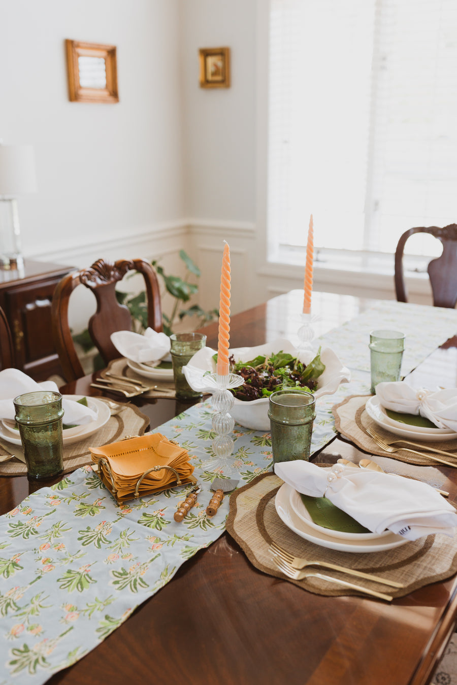 Palm and Pineapples Table Runner