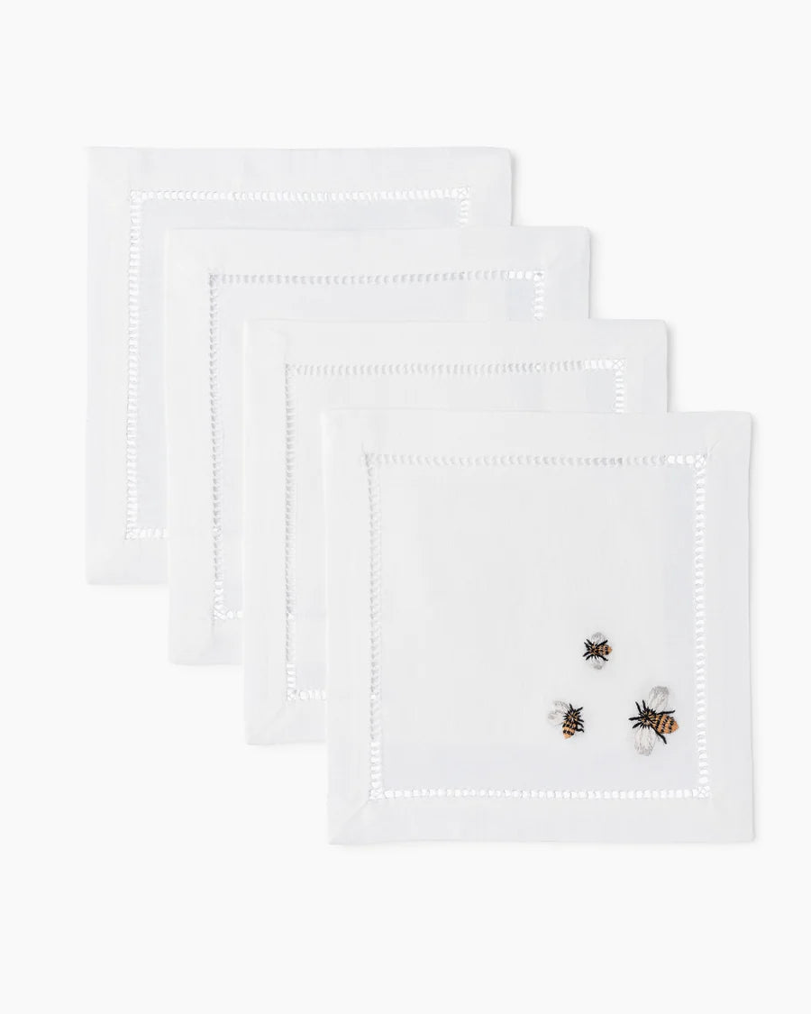 Bees Cocktail Napkin, s/4