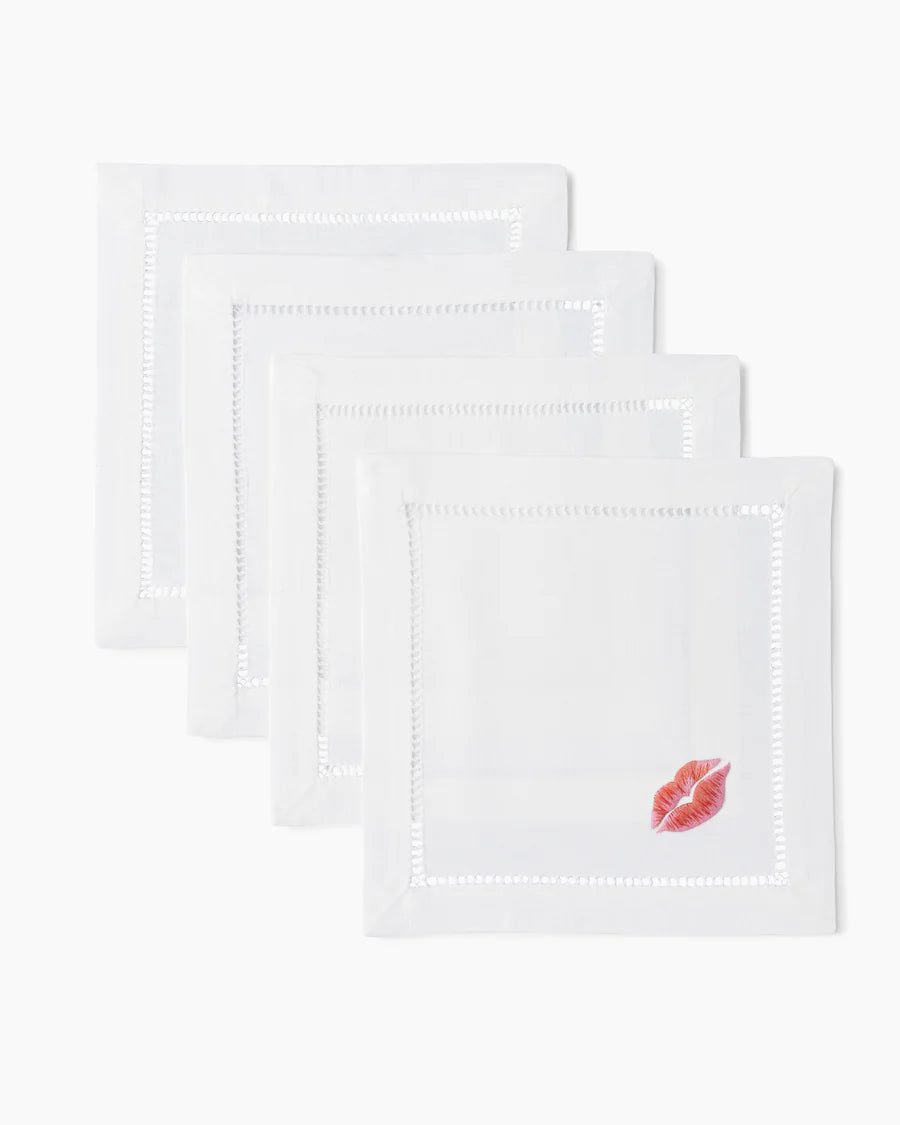 Kiss Cocktail Napkins