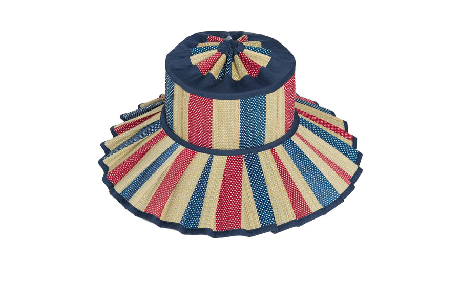 Lorna Murray July Stripe Island Ravello Hat, LG