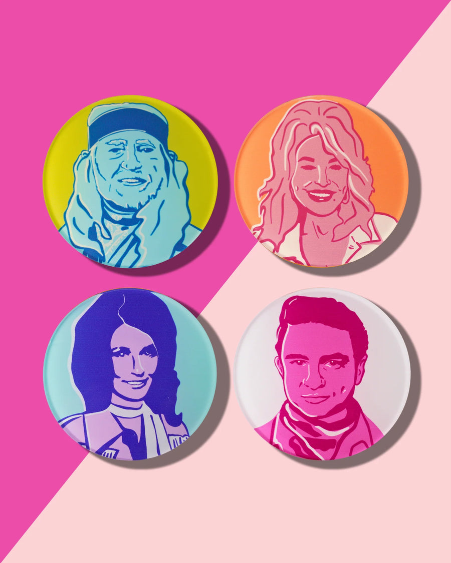 Country Legends Coasters, s/4