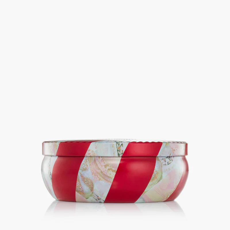 Voluspa Crushed Candy Cane 3-Wick Tin Candle