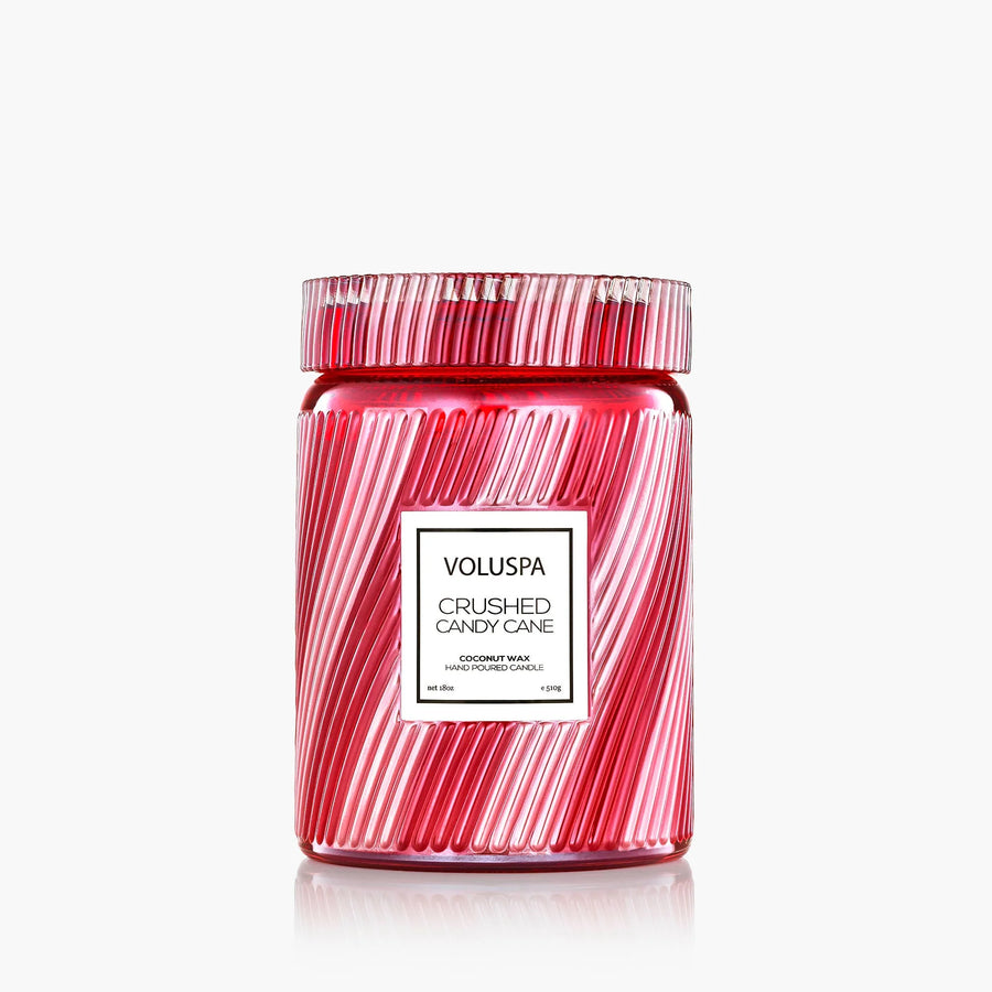 Voluspa Crushed Candy Cane Candle 18 oz
