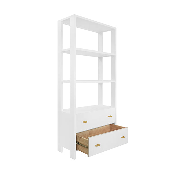 Davie White Etagere