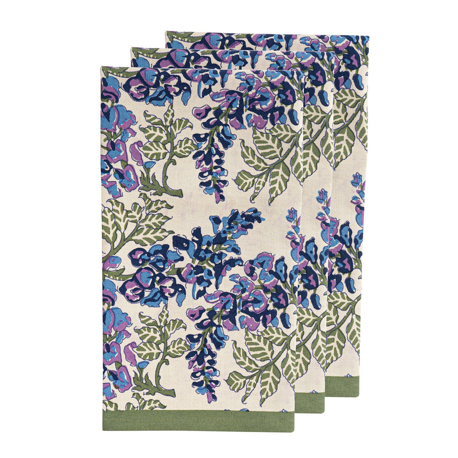 Wisteria Green & Blue Tea Towel