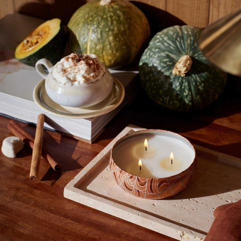 Spiced Pumpkin Latte - 3 Wick Tin