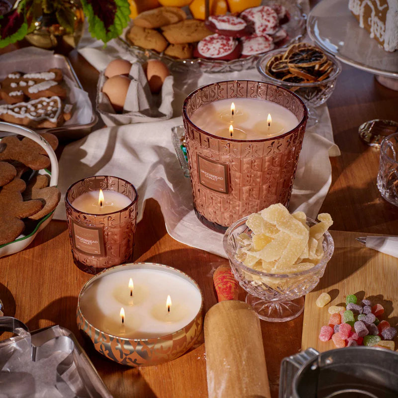 Voluspa Gingerbread Chalet 3-Wick Hearth Candle