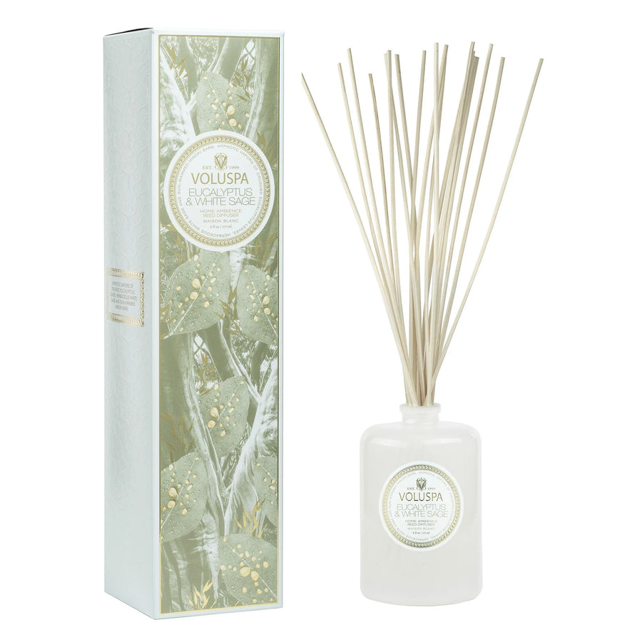 Voluspa Eucalyptus & White Sage Reed Diffuser