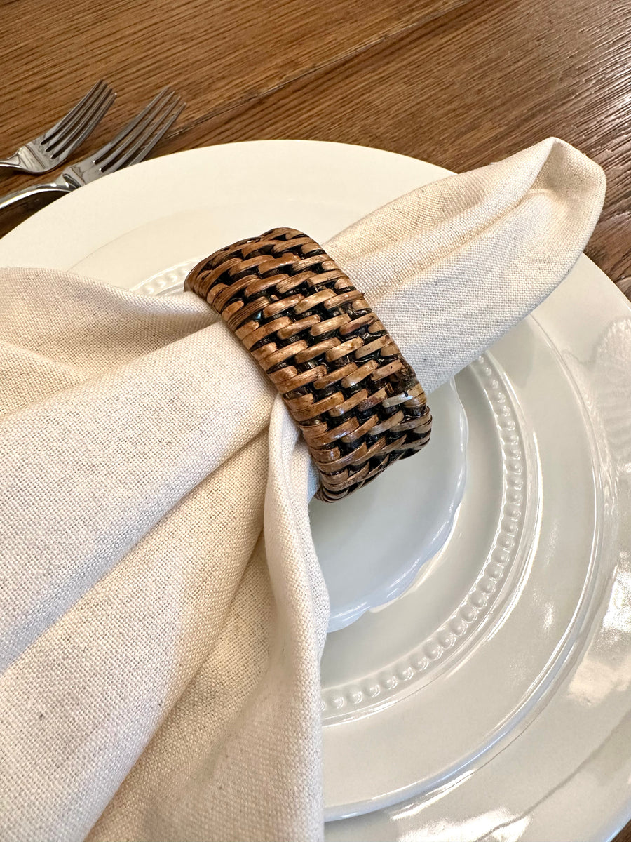 Burma Rattan Napkin Ring - s/4