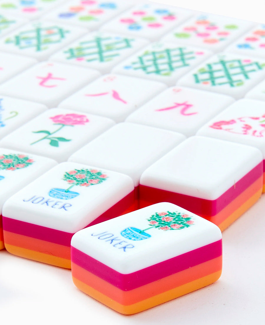 Sunset Mahjong Tiles