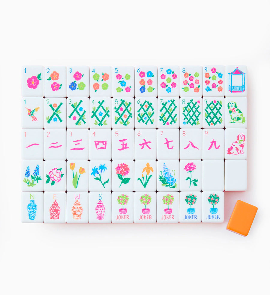 Sunset Mahjong Tiles