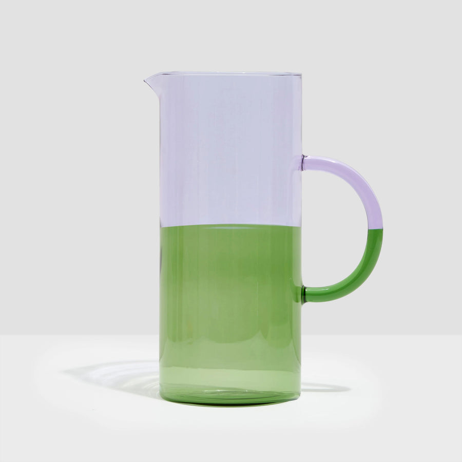 Two Tone Pitcher - Lilac & Green