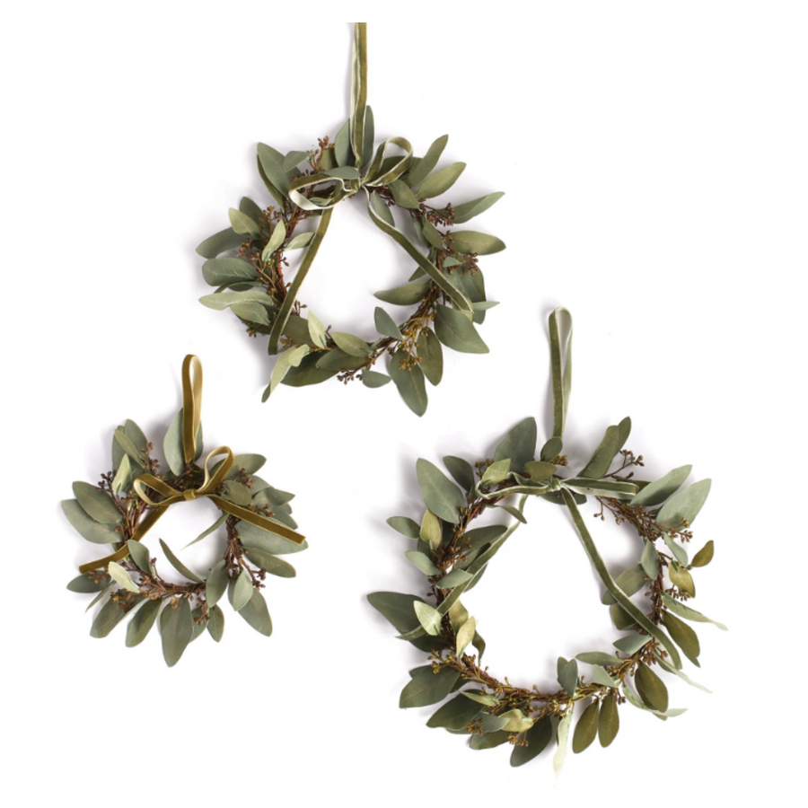 Eucalyptus Wreaths, s/3
