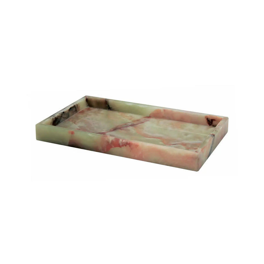 Myrtus Green Onyx Marble Tray