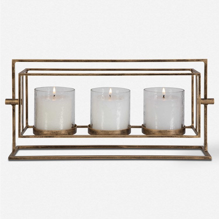 Wenman Triple Candleholder