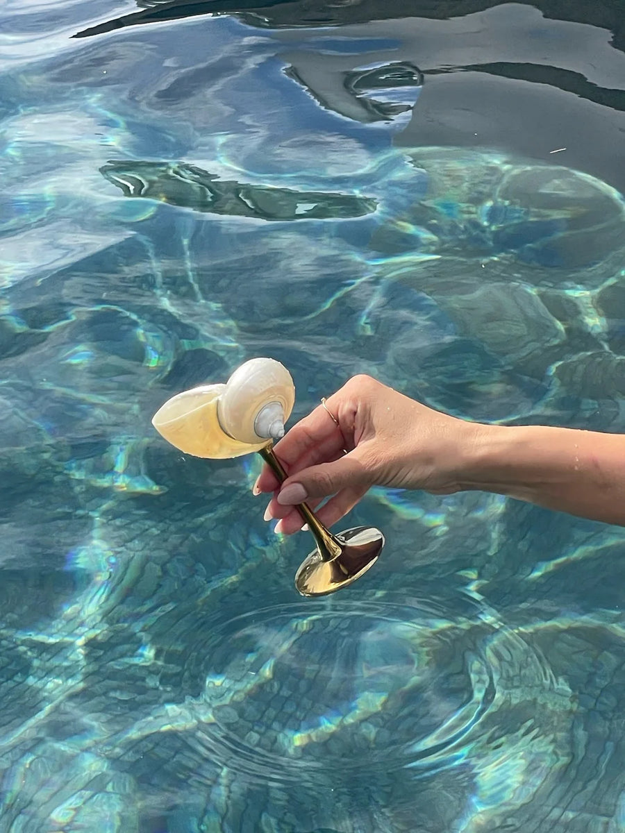 Conch Shell Cocktail Glass